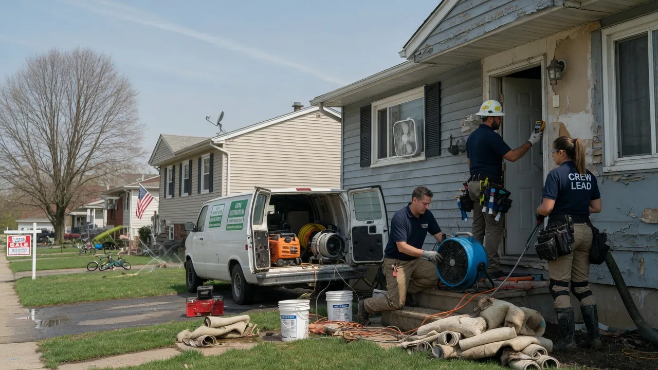 Flood Cleanup in Whitehall, PA near me
